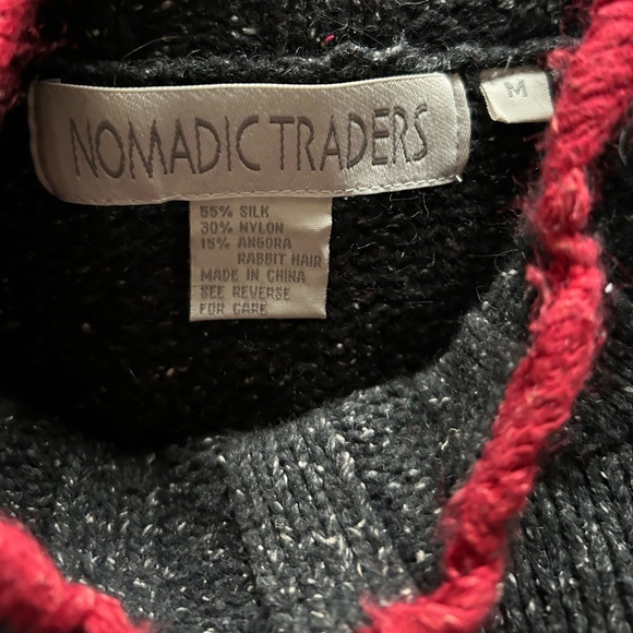 Nomadic Traders Vintage Silk Blend Sweater - Picture 5 of 5